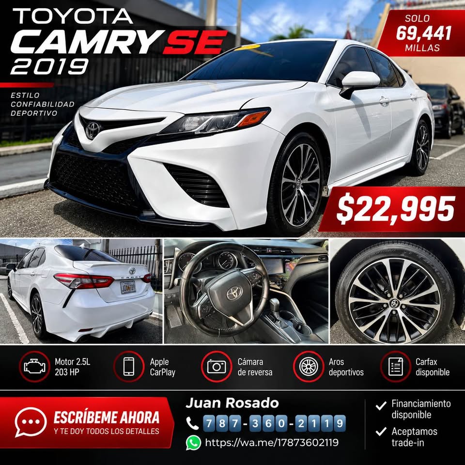 Toyota Camry SE 2019