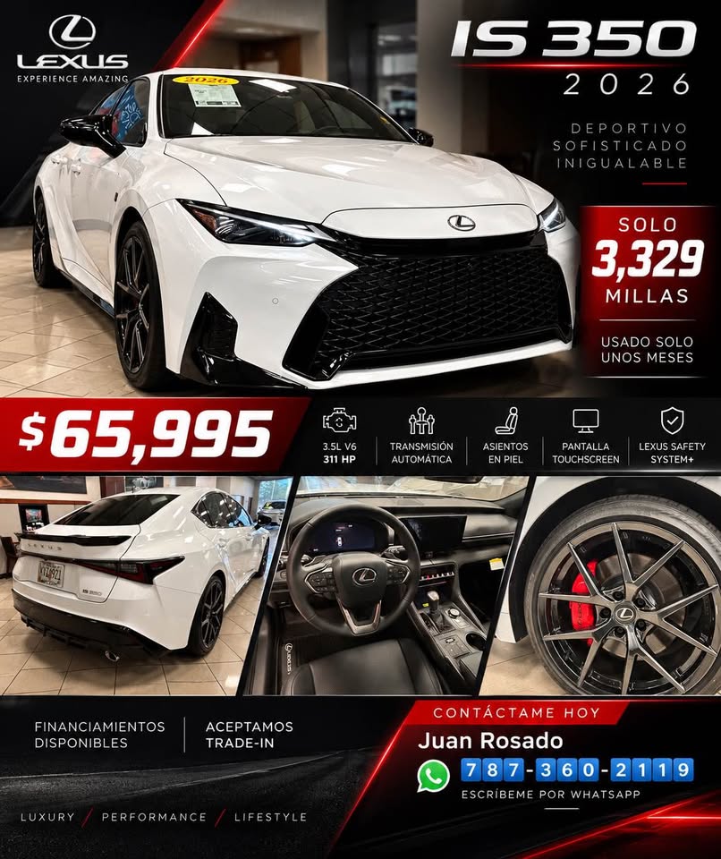 Lexus IS 350 2026