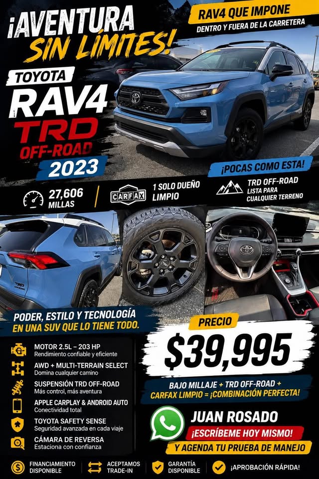 Toyota RAV4 TRD Off-Road 2023